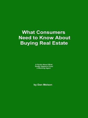 cover image of What Consumers Need to Know About Buying Real Estate
